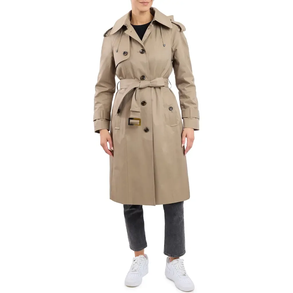 Cotton Blend Trench by London Fog