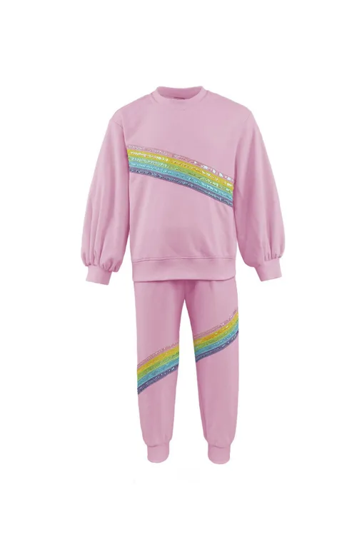 Rainbow Stripe Set by Lola + The Boys