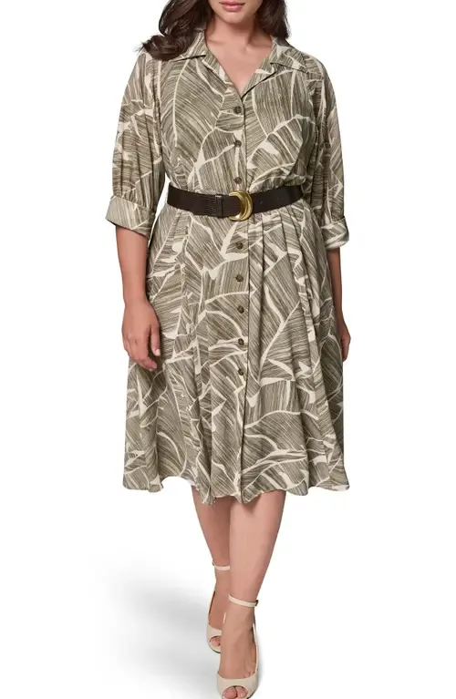 Printed Shirtdress by DONNA KARAN