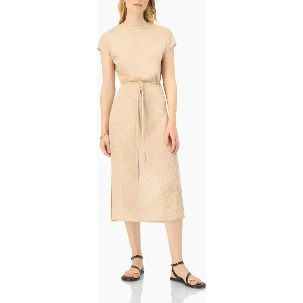 Knitted Tunic with Side Slits by IVONNE