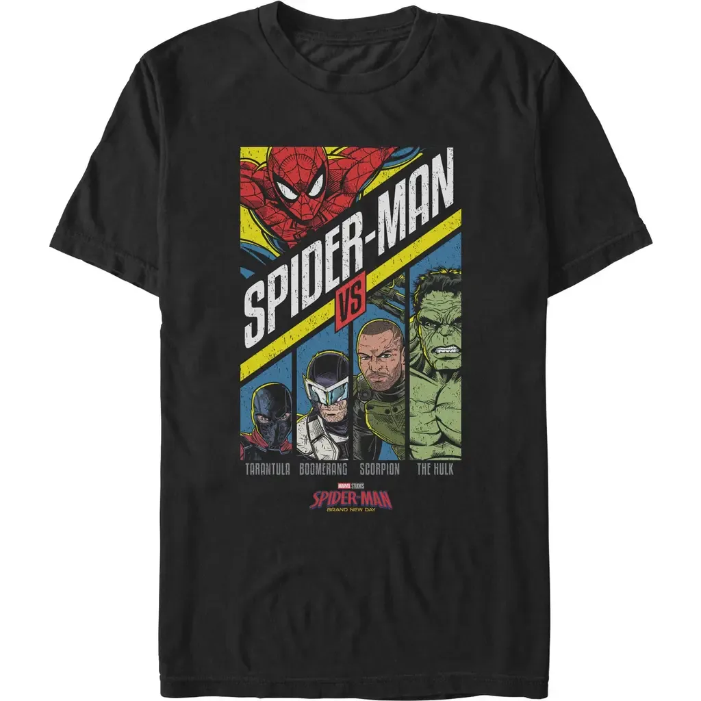 Marvel Retro Vs Villains Short Sleeve Graphic T-Shirt by Spider-Man: Brand New Day