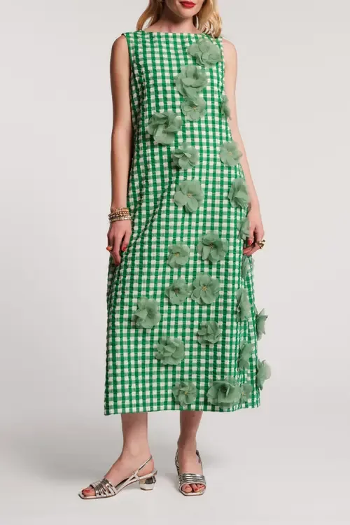 Origami Dress Gingham
