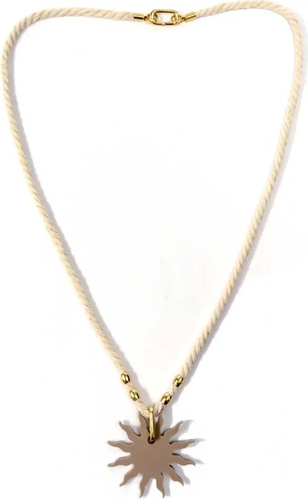 Rope Sun Necklace by By Lilla