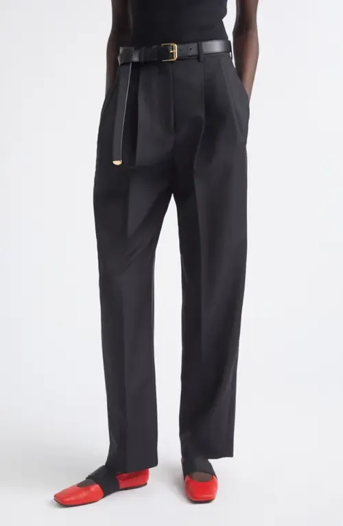 Double Pleat Wool & Mohair Trousers by Givenchy