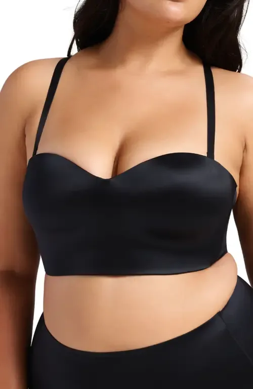 Smooth Satin Foam Bustier by Siella