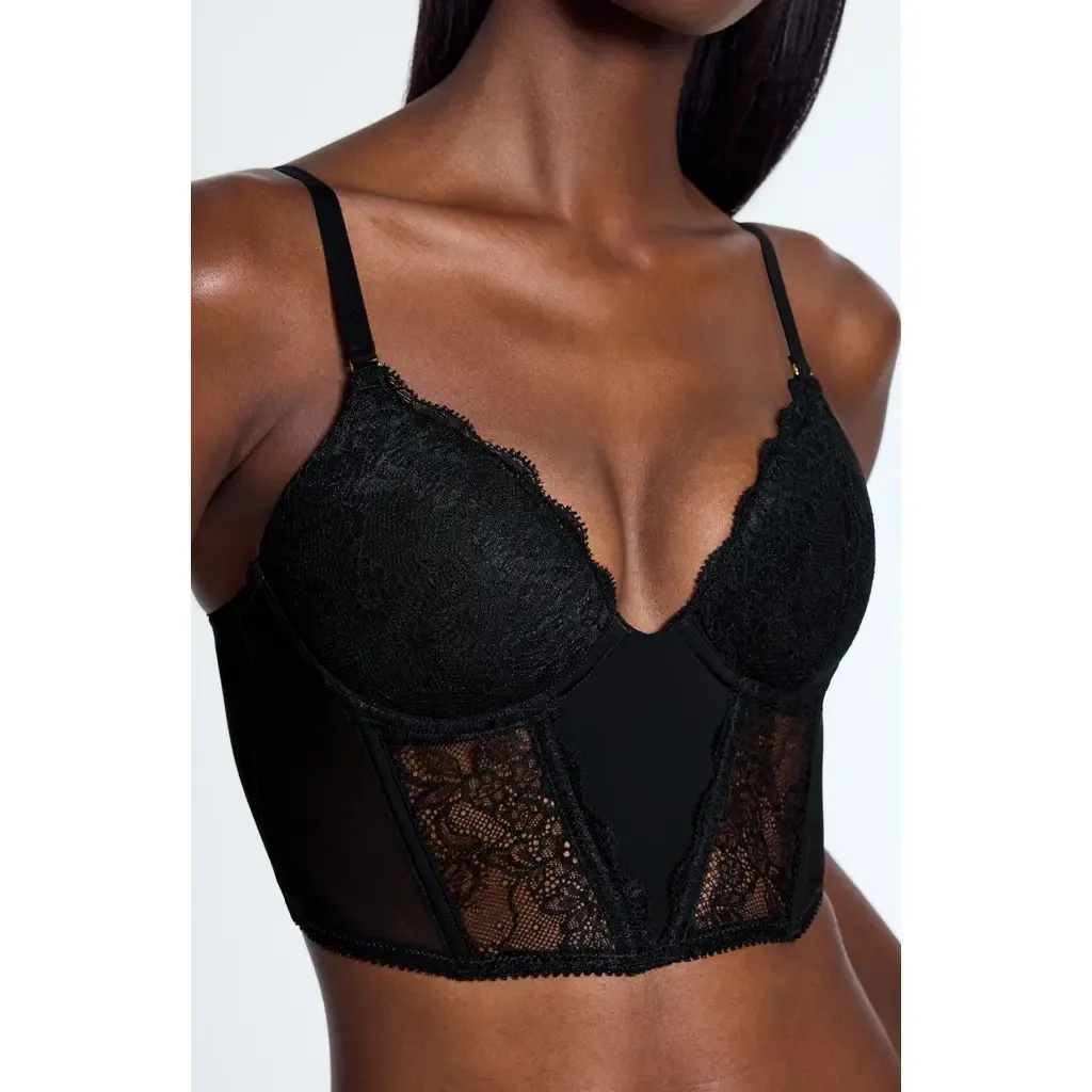 Lace Lift Up Corset Top by Pepper