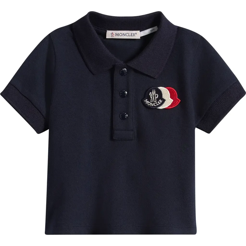 Stretch Cotton Polo by Moncler