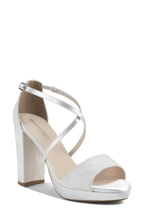 Violet Ankle Strap Platform Sandal by Touch Ups