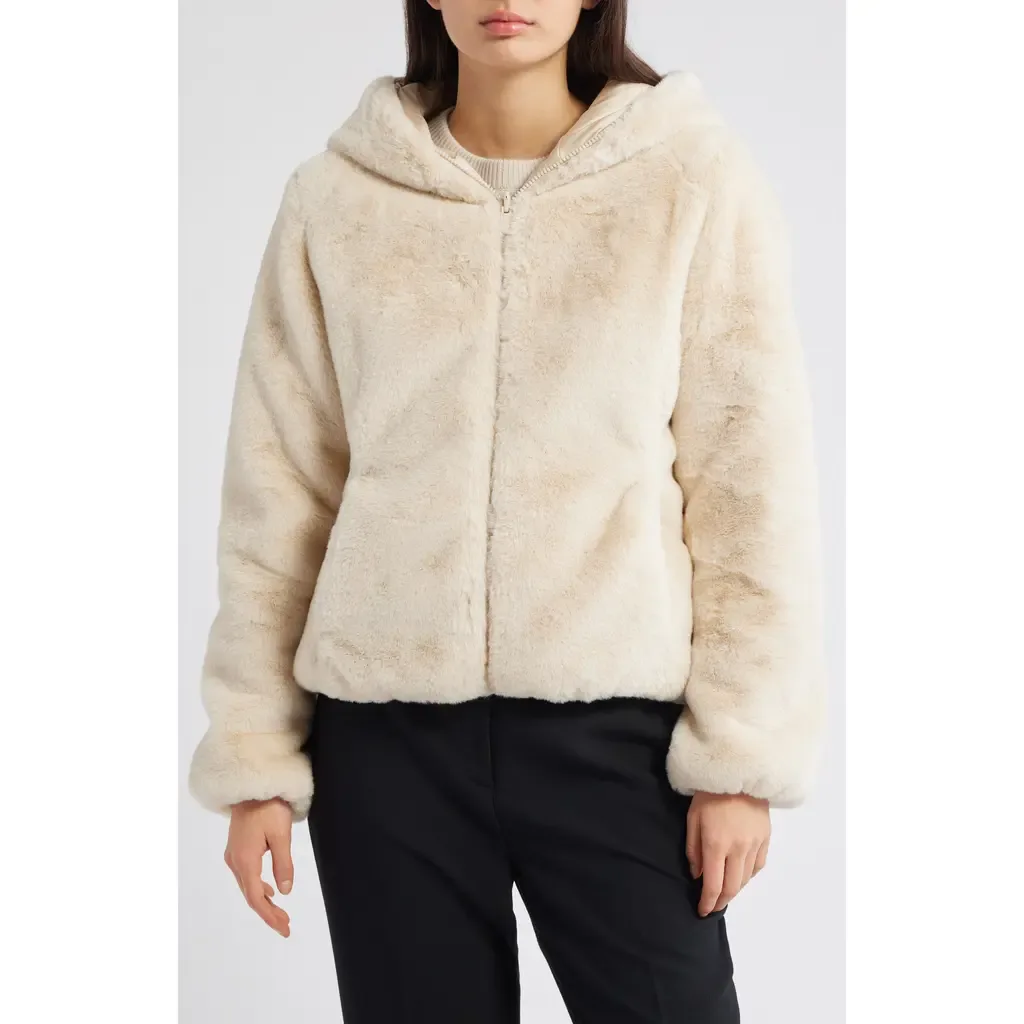 Laila Faux Fur Reversible Water Repellent Puffer Jacket