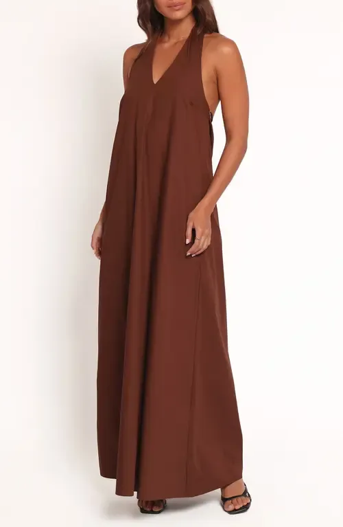Kaida Halter Maxi Dress by Petal & Pup