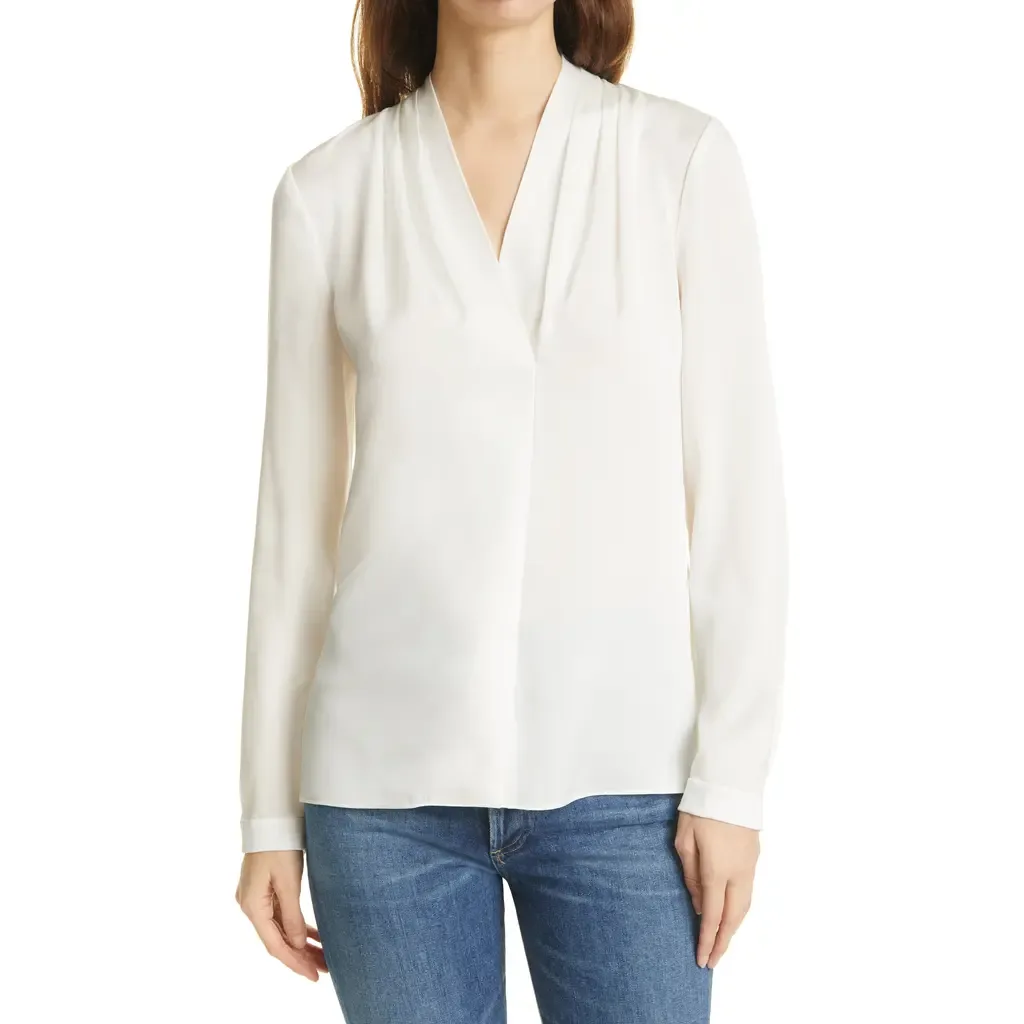 Nellie Stretch Silk Georgette Top by KOBI HALPERIN