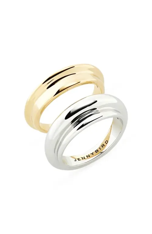 Lennon Set of 2 Rings by JENNY BIRD