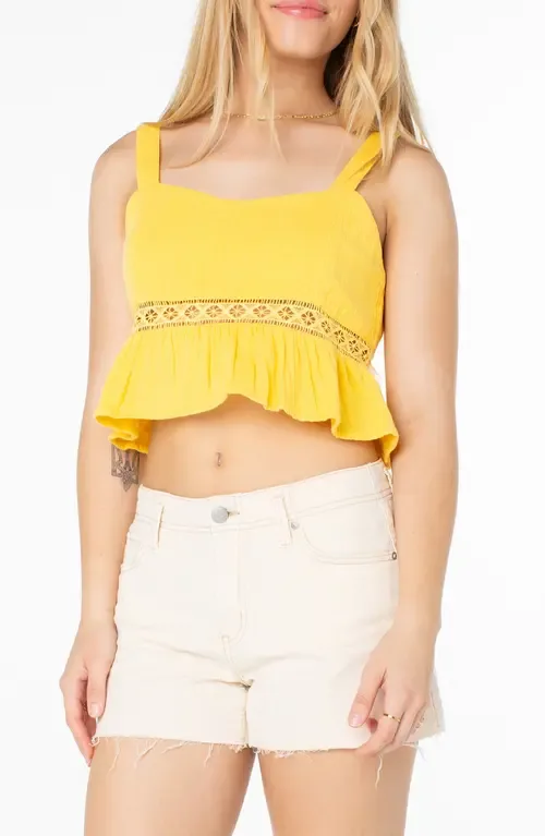 Island Time Cotton Crop Tank by Roxy