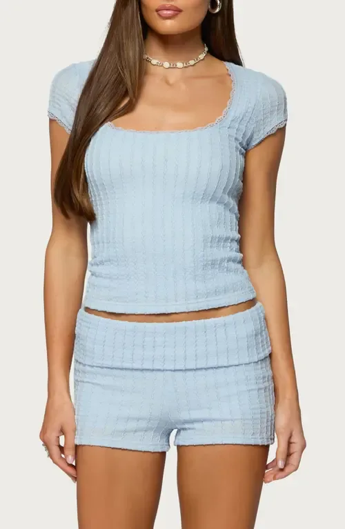 Iyara Knit Crop Top by EDIKTED