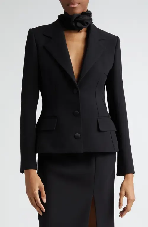 Single Breasted Wool Blazer by Dolce&Gabbana