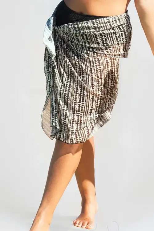 Print Beach Sarong by FASHION-SZN CURVE