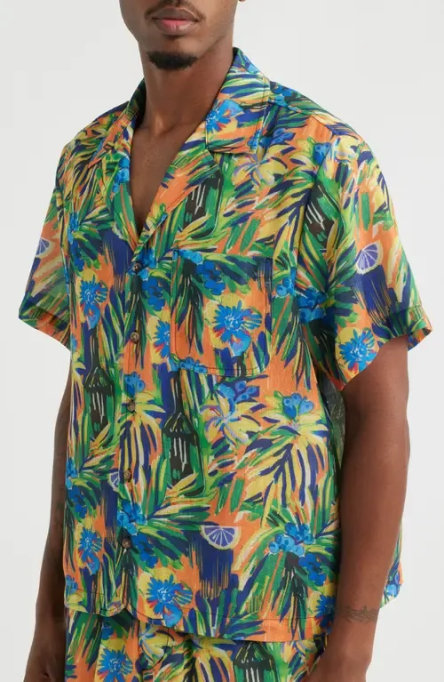 Palm Camp Shirt by RIZORT