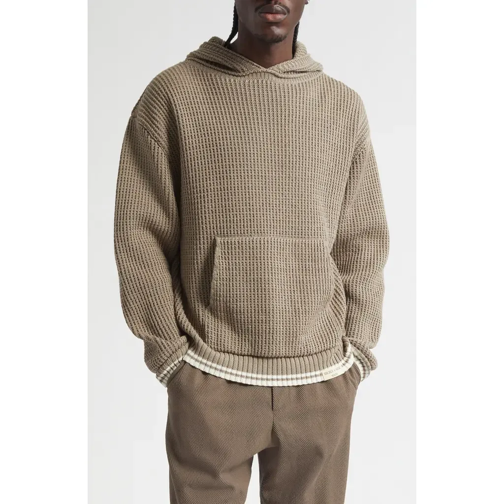 Journey Patrick Cotton Sweater Hoodie by Golden Goose