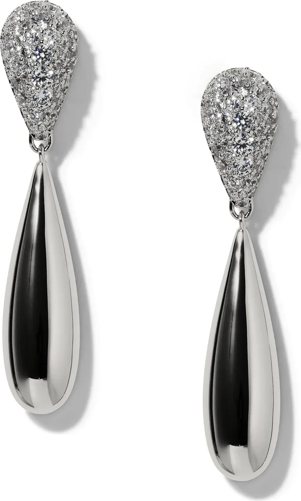 Pisa Pavé Drop Earrings by Nadri