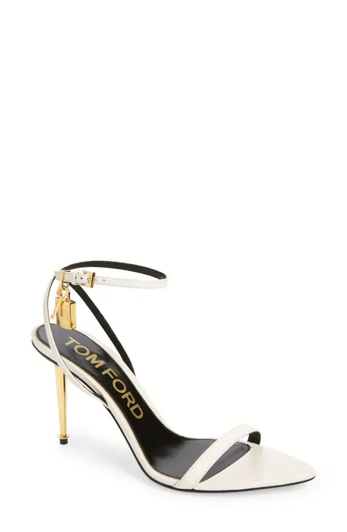 Padlock Naked Pointy Toe Sandal by TOM FORD