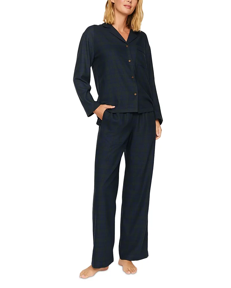 Flannel Long Pajama Set by Eberjey
