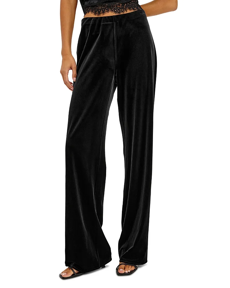 Silvi Velour Wide Leg Pants