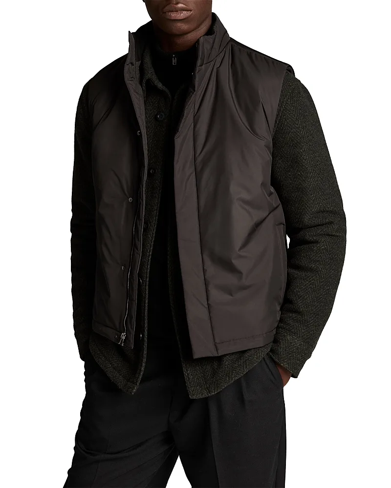 Stand Collar Insulated Vest by Vince