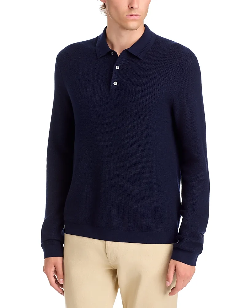 Selwyn & Cotton Blend Polo Sweater by PAIGE