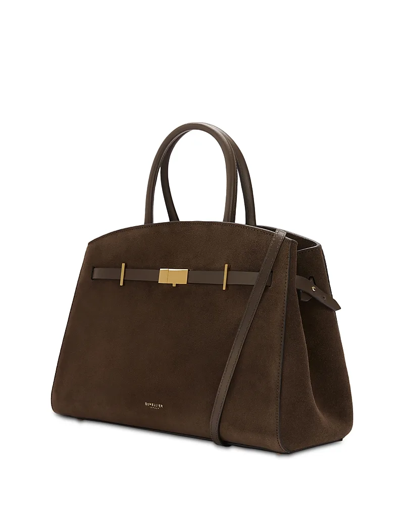 Midi Hudson Convertible Leather Crossbody by Demellier