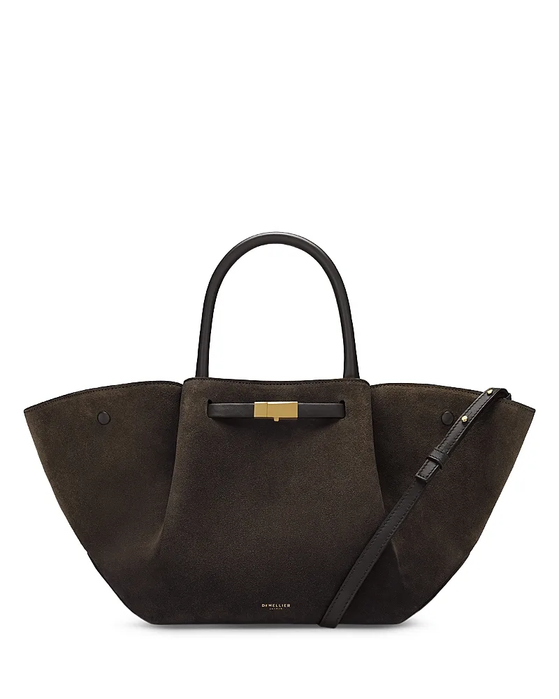 Midi New York Leather Convertible Tote by Demellier