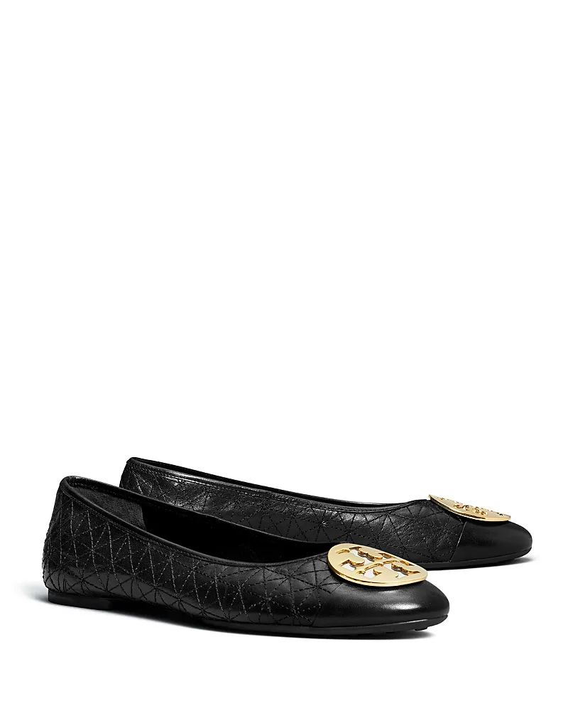 Claire Quilted Ballet Flats by Tory Burch