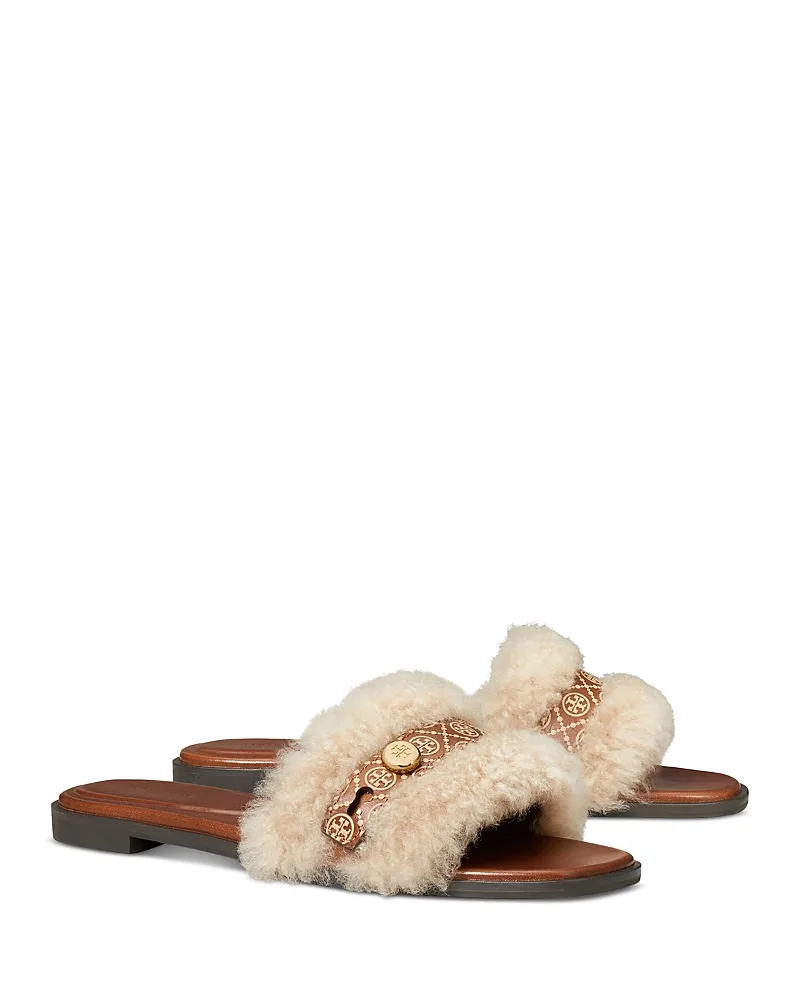 Romy Shearling Sandals by Tory Burch
