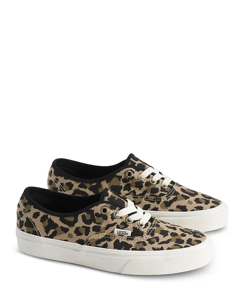 Authentic Leopard Low Top Sneakers by Vans