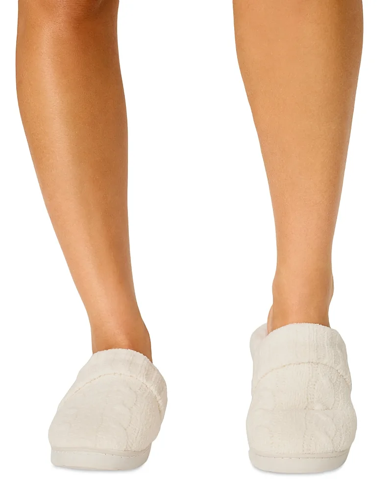 Cable Knit Slide Slippers by PJ Salvage