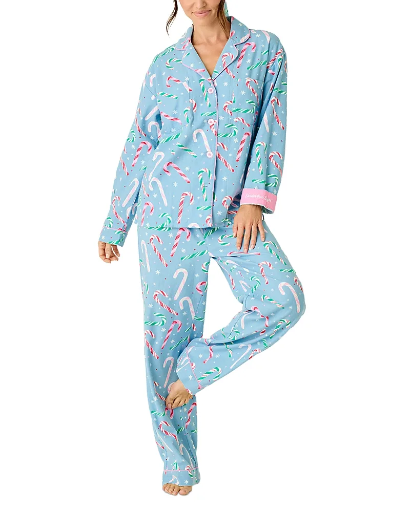 The Sweetest Season Cotton Notched Collar Pajama Set by PJ Salvage