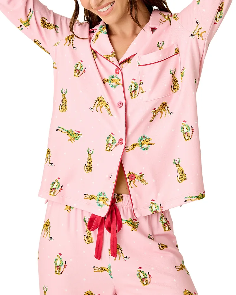 Very Merry Notched Collar Pajama Set by PJ Salvage