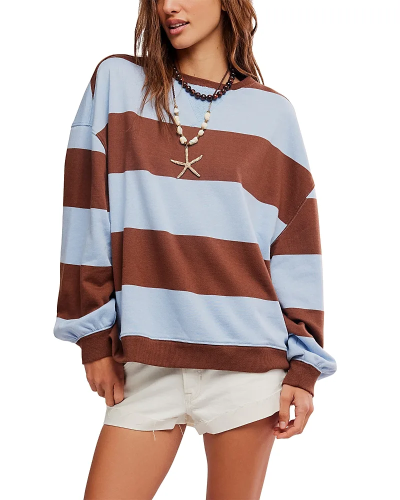 Classic Stripe Crewneck Top by Free People