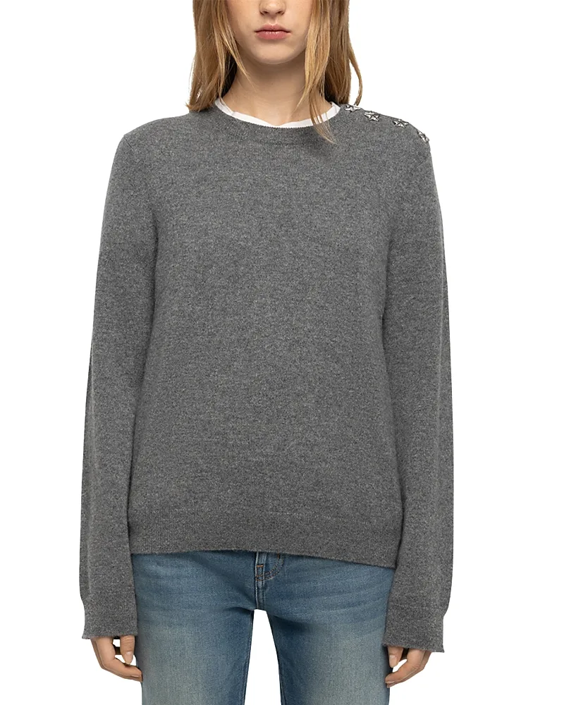 Cara Ws Bijoux Cashmere Sweater by Zadig & Voltaire