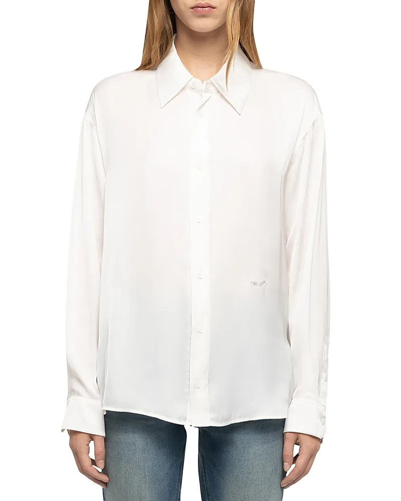 Tyrica Satin Shirt by Zadig & Voltaire