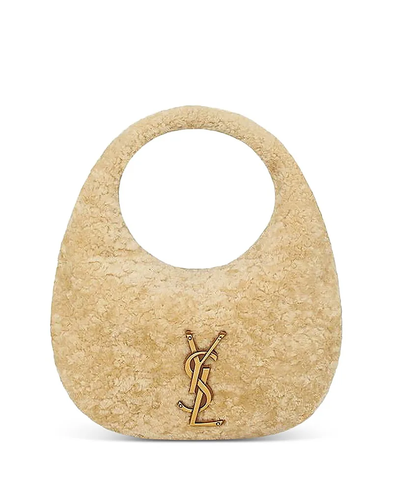 Icarino Bag in Shearling by Saint Laurent