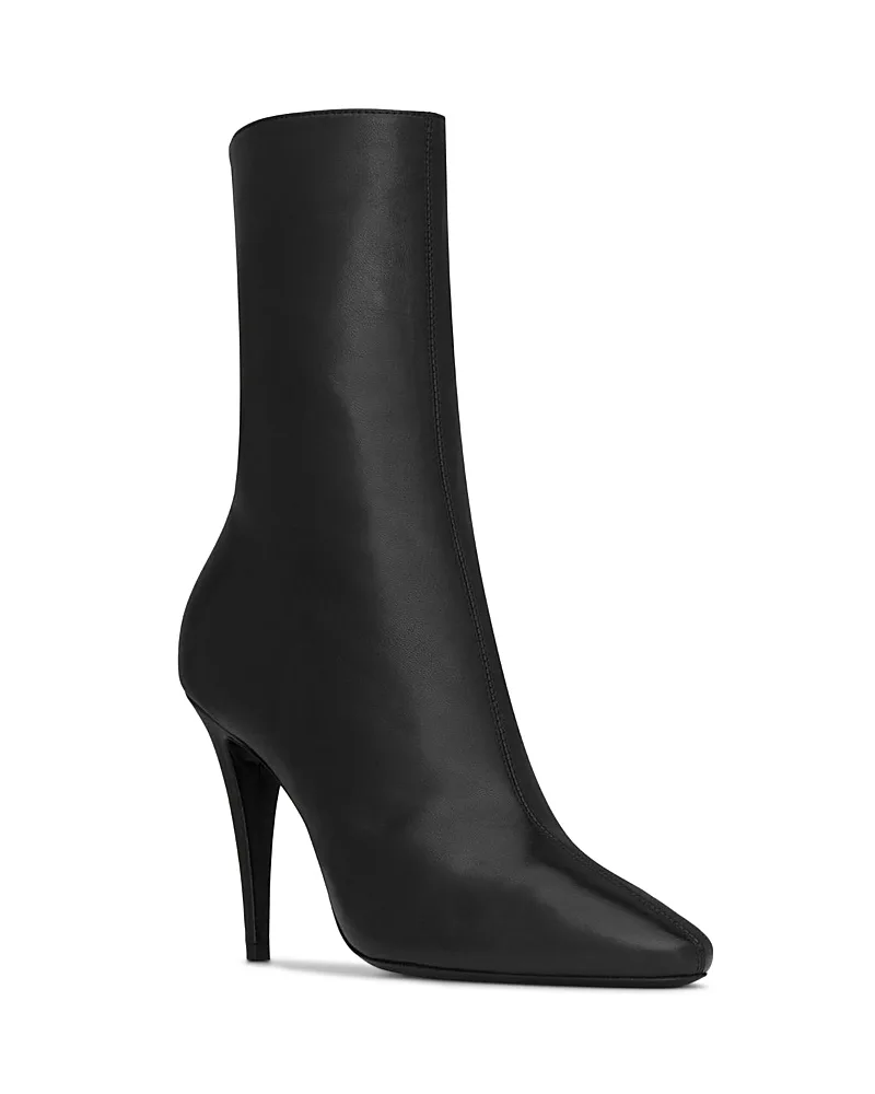 Capucine Leather Ankle Dress Boots