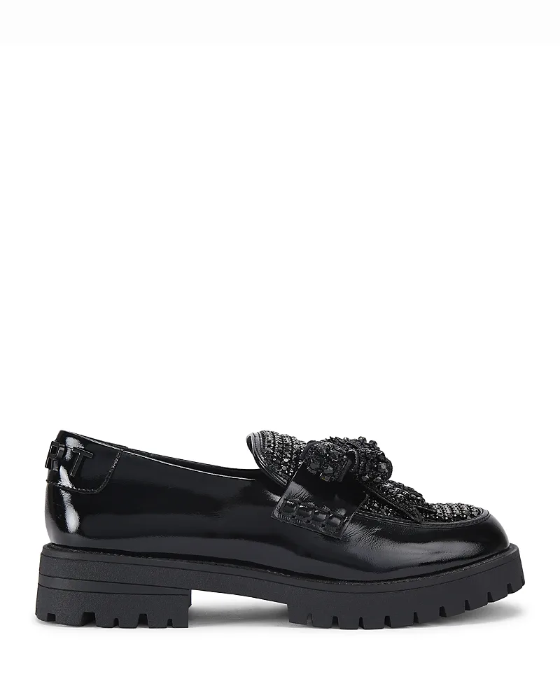 Kurt Geiger London Bow Crystal Loafers by Kurt Geiger