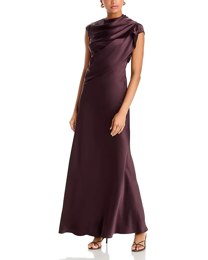 Tove Saige Ruched Silk Dress by Tove