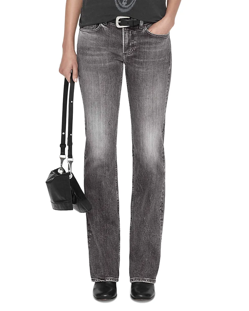 Zoe Mid Rise Slim Bootcut Jeans by AllSaints