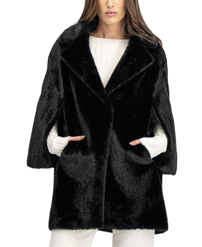 Faux Fur Mink Jacket