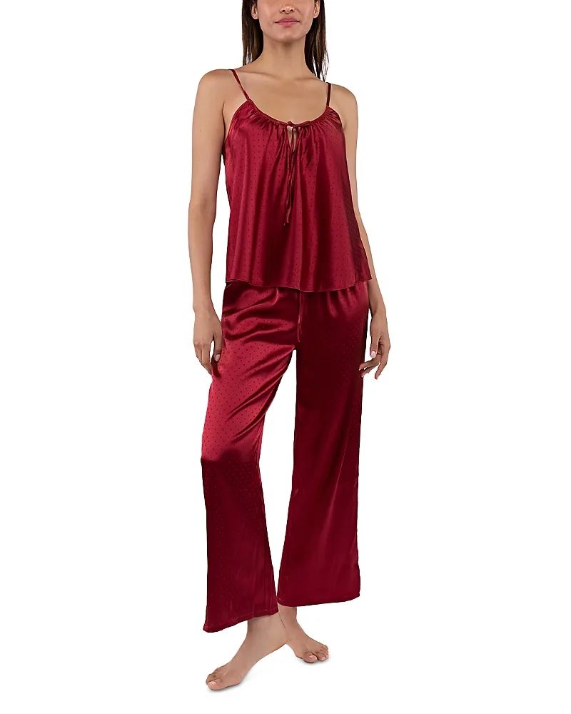 Elsey Jacquard Camisole & Pants Pajama Set