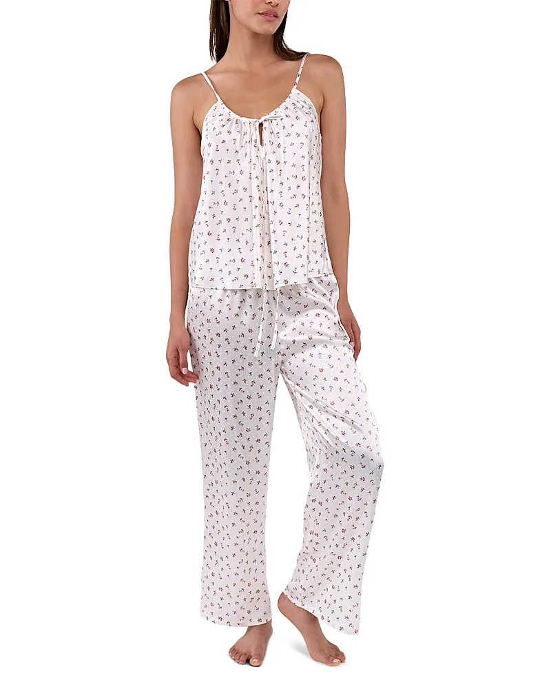 Elsey Jacquard Camisole & Pants Pajama Set