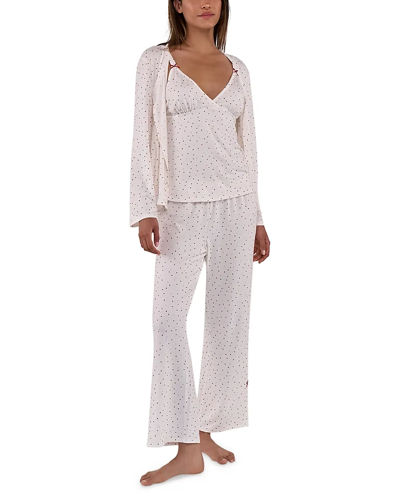 Bridget Camisole, Pants & Cardigan Pajama Set by Flora Nikrooz