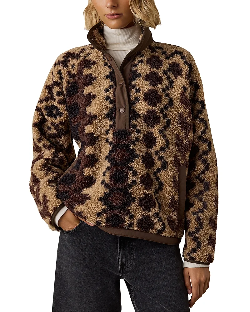 Fireside Fleece Pullover Top by Faherty