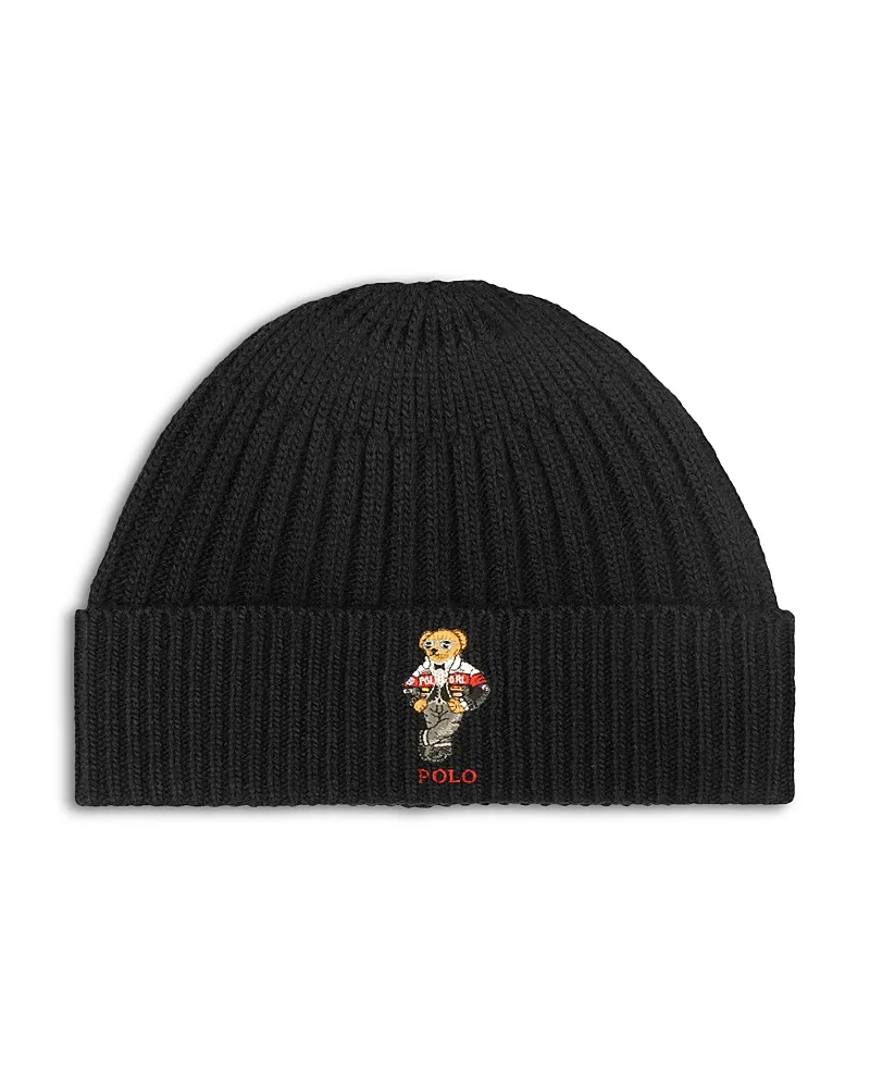 Racing Bear Beanie by Polo Ralph Lauren